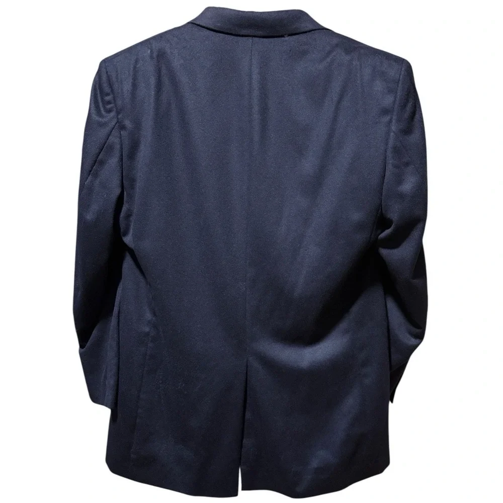 Jos. A. Bank 100% CASHMERE Blazer Men's 44R Navy Sport Coat - Flaws - Fair